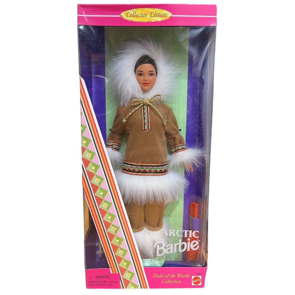 Dolls Of The World Arctic Barbie 1996 Collector Edition NRFB Vintage #16495